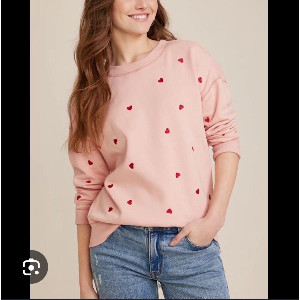 ISO-Maurice’s embroidered heart sweatshirt